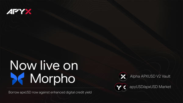 Apyx is now live on Morpho