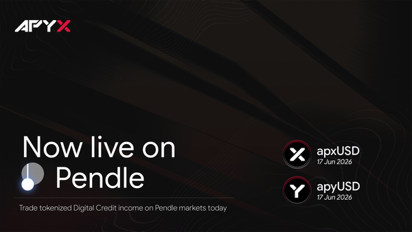 Apyx is now live on Pendle